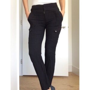 Helmut Lang Black Cargo Pants
